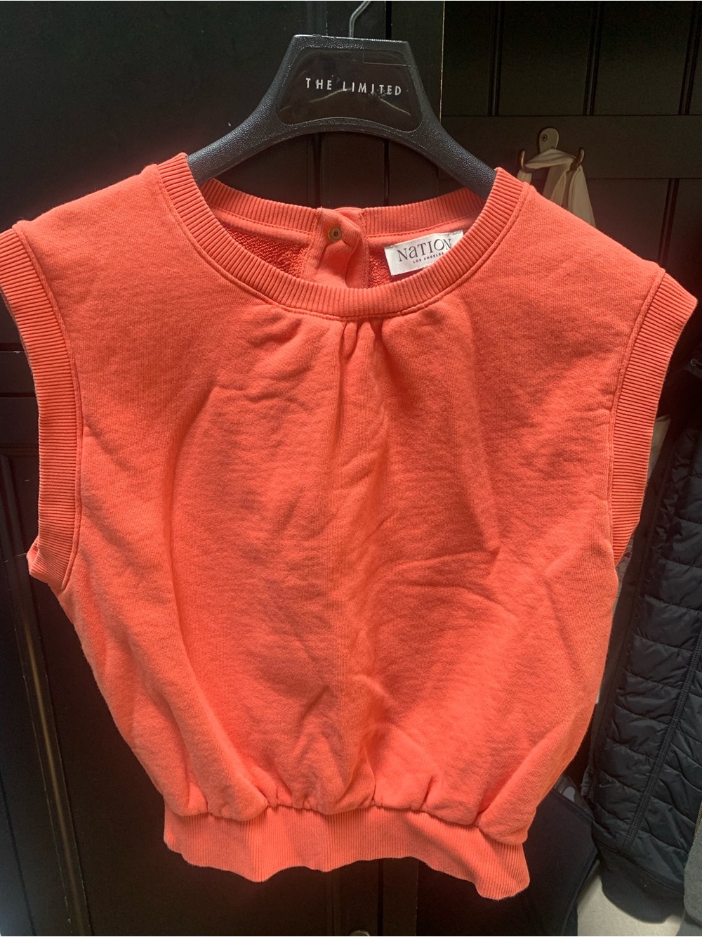 Nation Los Angeles Billie Tank Sweatshirt Size M